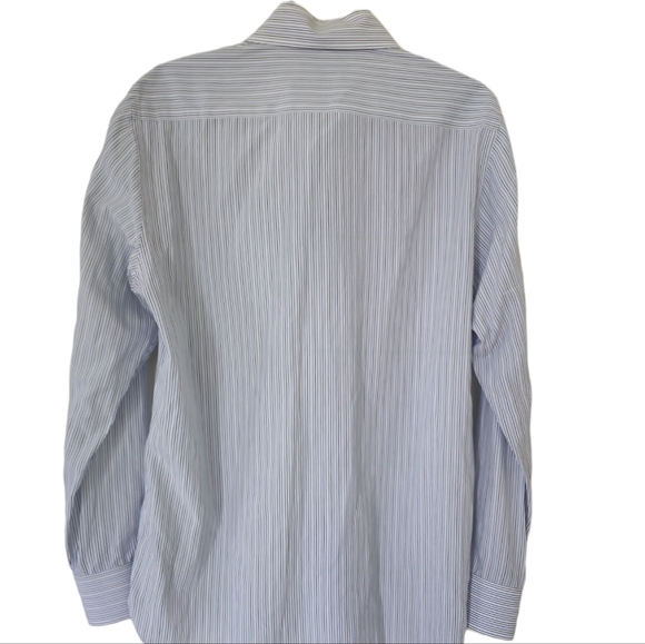 NWOT American Eagle Outfitters Men's Striped Long Sleeve Pocket Button Front M - Picture 2 of 7
